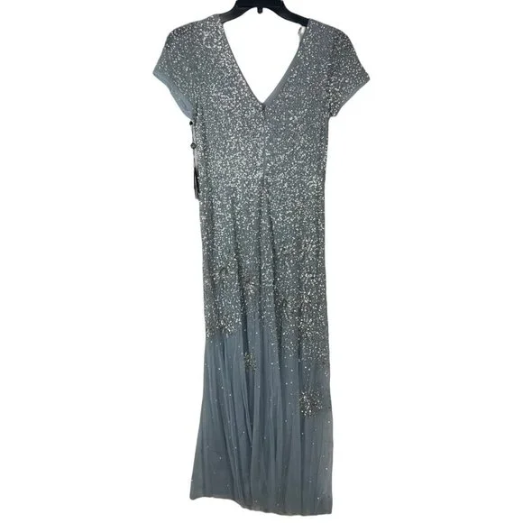 slim fit dress slacks Adrianna Papell AP1E200158 Mother of the Bride Dress Long Formal main image 1